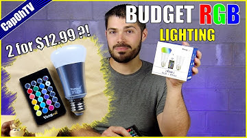 Budget RGB Lighting: Yangcsl Color Changing Light Bulbs