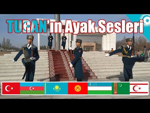 TURAN ın Bekçileri - Kırgızistan Bayrak Nöbet Değişimi 🇰🇬 - 3-Март Туу Күнү - 3 Mart Bayrak Günü