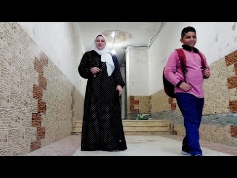 روتين اول يوم مدرسه ياريتنى مانزلت من بيتي رجعونى على الفاضي انا وابني حمام محشي