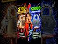 $100 to $10,000 LOCK TESTING WHICH ONE IS BEST#shorts