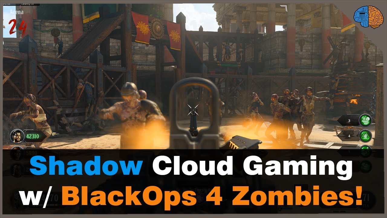 Cloud Gaming on Shadow w/ Blacks Ops Zombies