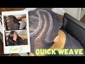 HOW TO: PROTECTIVE QUICK WEAVE ON NATURAL HAIR | BEAUTY ON A BUDGET