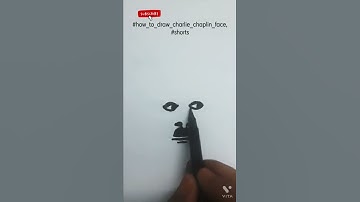 How to draw charlie Chaplin