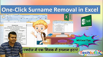 One Click Surname Removal in Excel #excel #exceltips #excelshortcuts #exceltrick