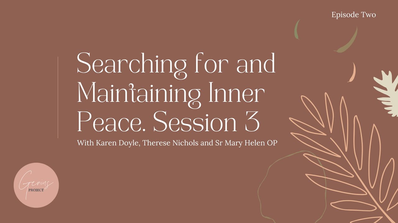 Searching For And Maintaining Inner Peace with Fr. Jacques Philippe