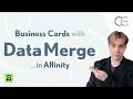 Learn Data Merge and save time in Affinity