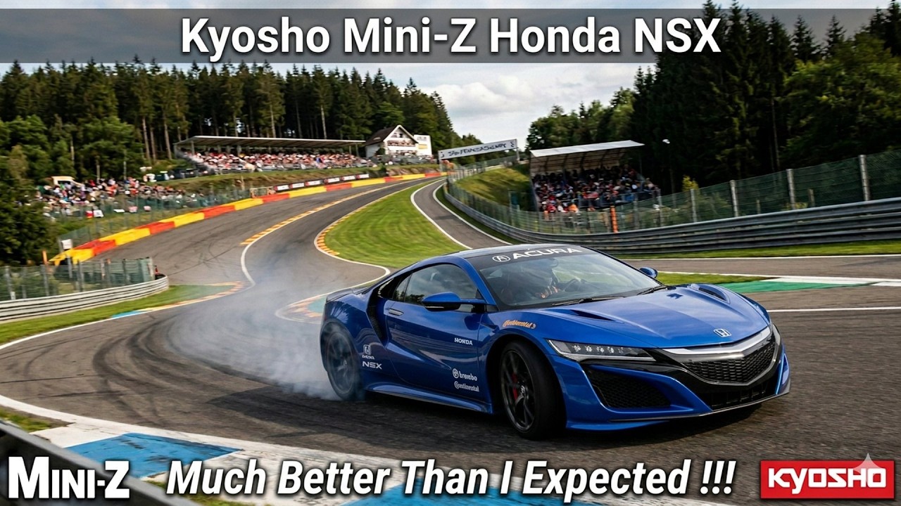 Kyosho Mini-Z Honda NSX - Much Better Than I Expected! - YouTube