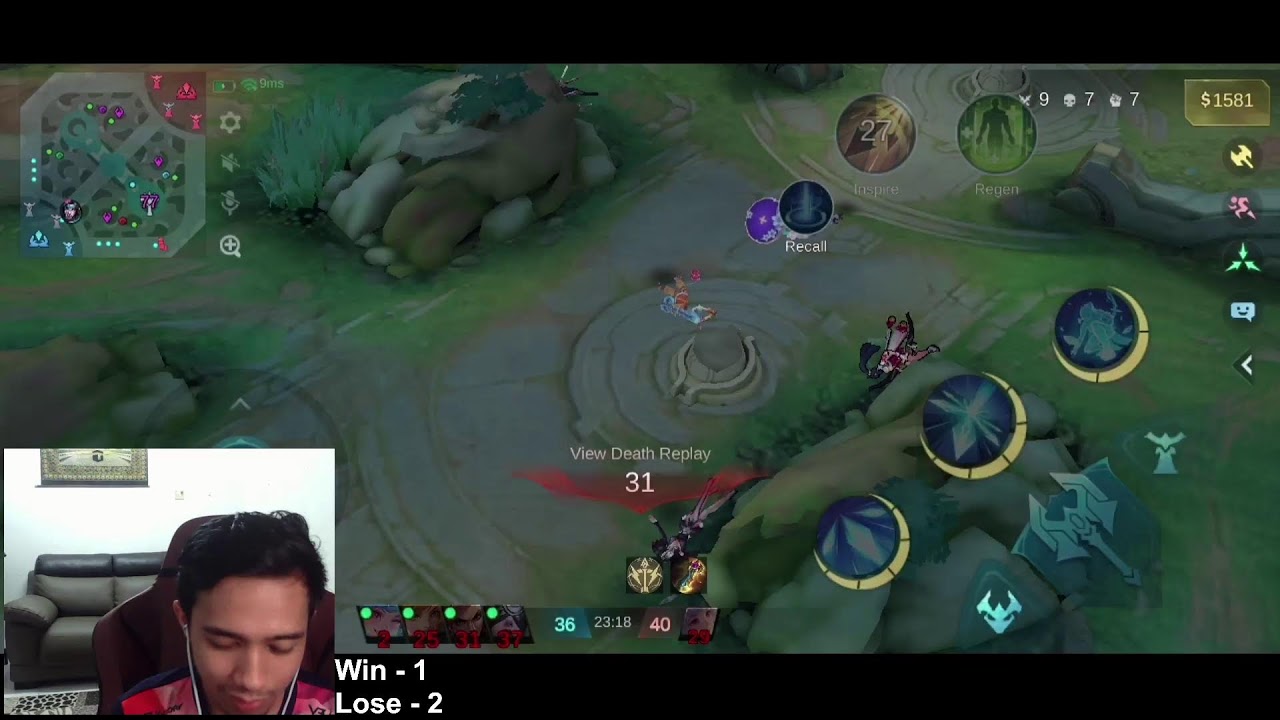 MLBB Gameplay - Sambung mythic placement lagi