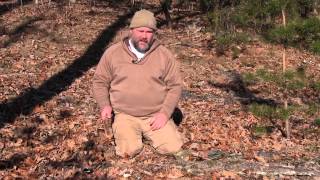 How to use some rocks to help make a bow drill kit.