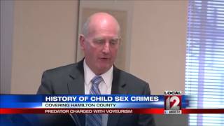 Predator charged with voyeurism in court