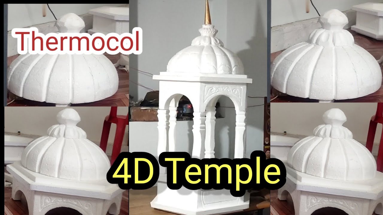  Thermocol 4D Temple Designing 