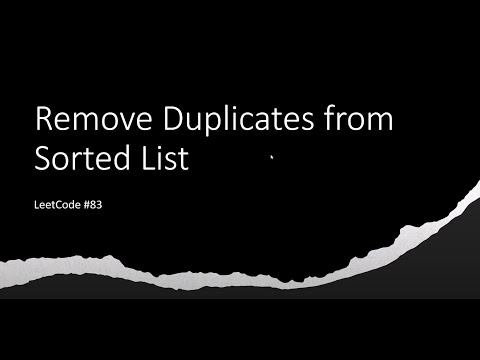 [SOLVED!] Remove Duplicates from Sorted Array - LeetCode 83 - Java