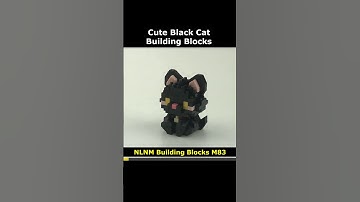 Black Cat M83 Mini Blocks Preview #lego #brick #miniblock #nanoblock #block