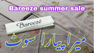 Bareeze summer sale shopping haul 2024