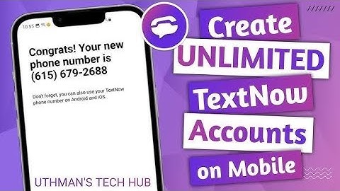 Textnow Account Create 2025 | Textnow Update New Trick | Unlimited Text Now Private Working Method