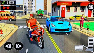 Bike Pizza Delivery Boy  Simulator - Andriod GamePlay screenshot 3