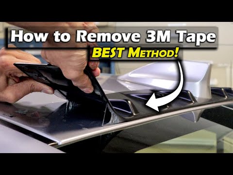 How to Remove 3M Tape and Trim Pieces from Car (Vortex Generator Delete)