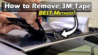How to Remove 3M Tape and Trim Pieces from Car (Vortex Generator Delete)