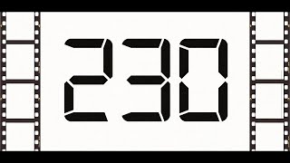 Countdown from 230 to 0 (Retro)