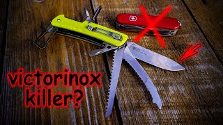 Amazing Pocket Multi-Tool Knife that can replace the VICTORINOX (RUIKE LD43)