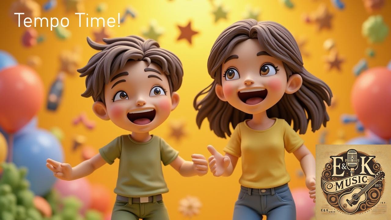 Tempo Time👉 Tempo Time ⏱️🎶 Learn Fast & Slow in Music | E&K Music Studio