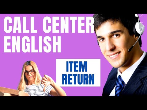 Call Center English | Item Return | Role Play