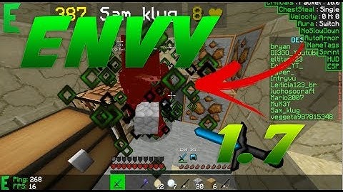 DESCARGAR HACK ENVY 1.7 CLIENT MINECRAFT 1.8 INDETECTABLE