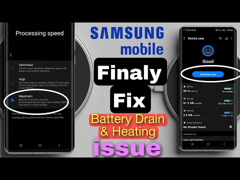 Samsung Mobile battery draining u0026 Heating issue Fix ! Big Update ? ! Secret Setting Turn Off now ?