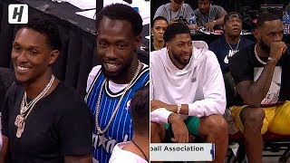 LeBron James, Anthony Davis \& Kuzma Meet Patrick Beverley \& Lou | 2019 Summer League