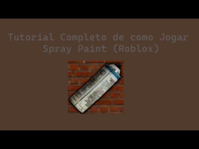 LOKIS GRAFITEIRO FAZ DESENHOS  Roblox - Spray Paint 