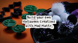 A Halloween Tray Full Of Possibilitieswith Mad Mattr, Molds, And Imagination