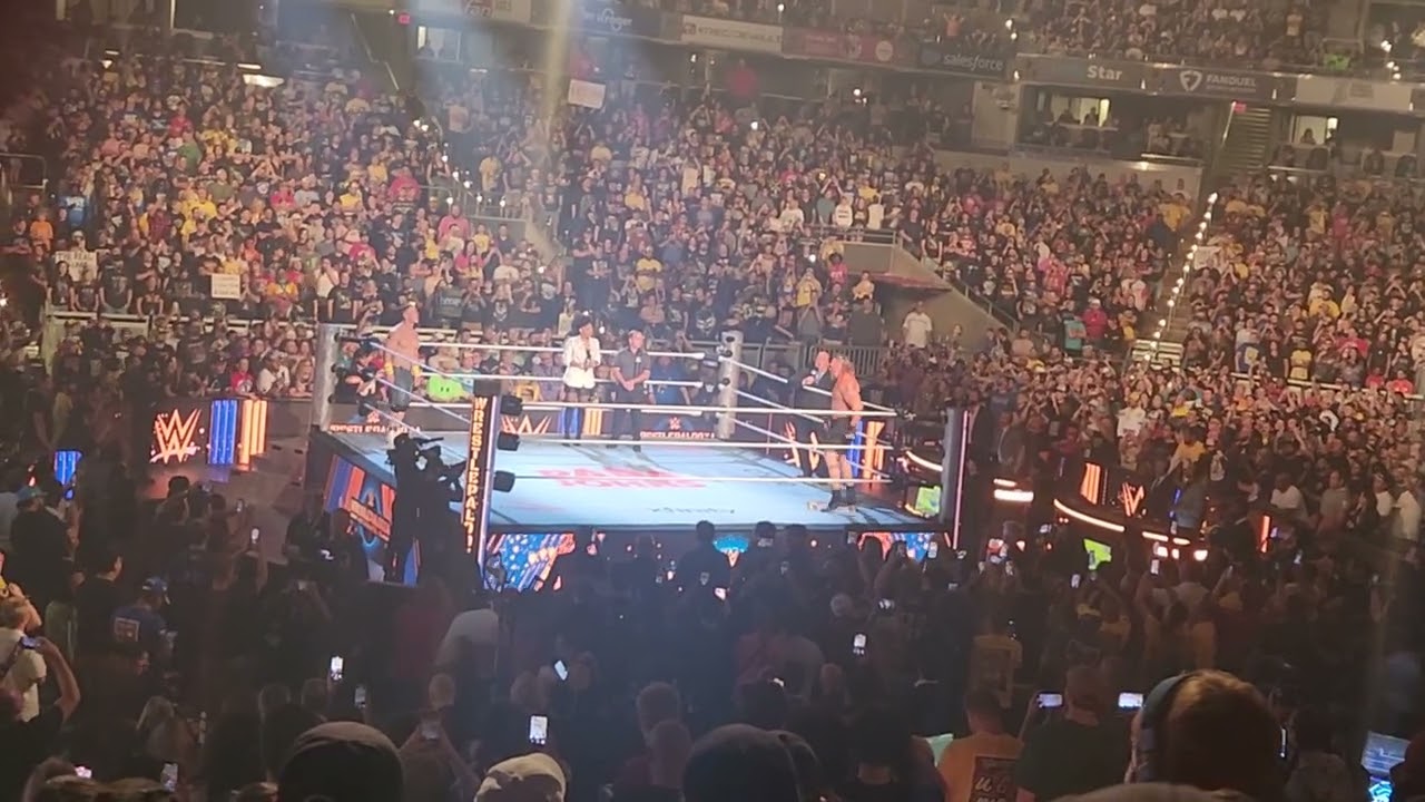 Sept 20, 2025 - Paul Heyman introduces Brock Lesnar at WWE Wrestlepalooza in Indianapolis 