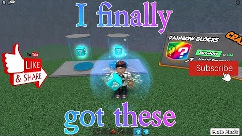 Finally getting the diamond lucky blocks - Lucky Block Battlegrounds (Roblox)