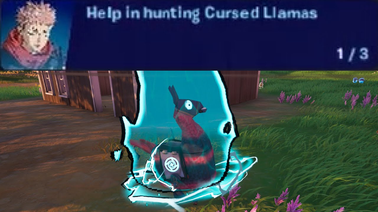 Help in huntinh Cursed Llamas Fortnite