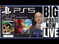 Playstation 5  new big play ps1 ps2 ps3 games on ps5 news   ps5 system update 90 now live   