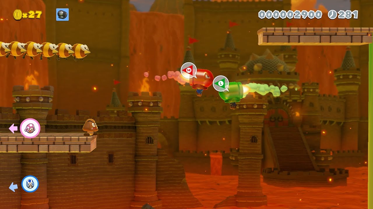 正面衝突で気絶する奴【マリオメーカー2】