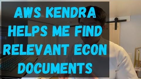 Coffee Time with Mr. Yin! - AWS Kendra Helps Me Find Econ Problems