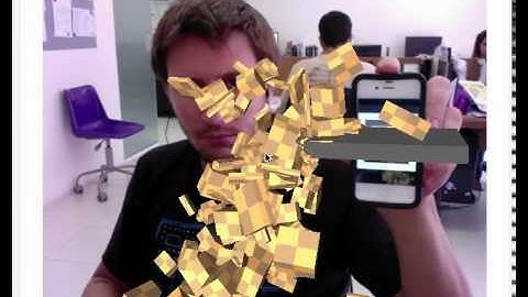 Leap AR Oimo with three.js