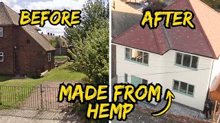TIMELAPSE  2 guys build a Hempcrete house in UK