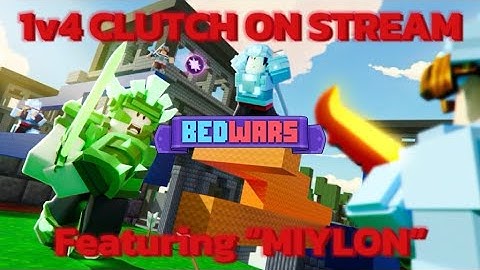INTENSE 1v5 ranked clutch featuring: @Milyon69  (Roblox Bedwars ranked season 12)