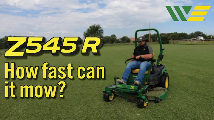 How fast can the John Deere Z545R Zero Turn Mow an Acre?