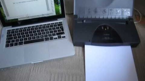 Canon BJC 80 Printing on Mac OSX Sierra