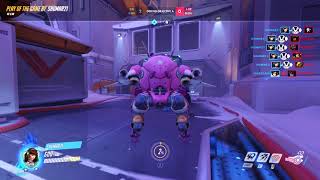 Overwatch Dva quadruple kill