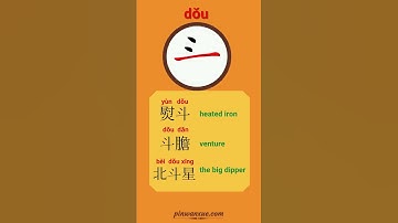 【象形字】Where does 斗 come from | How to easy learn Hanzi 斗 by doodling