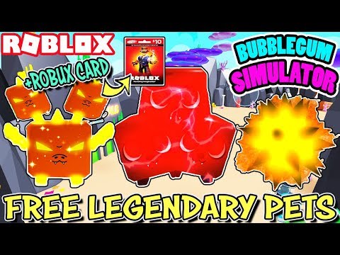 Roblox Live Free Legendary Pets Giveaway In Bubblegum Simulator Pearl Pets Robux Gift Card Youtube - roblox 2010 simulator hub roblox