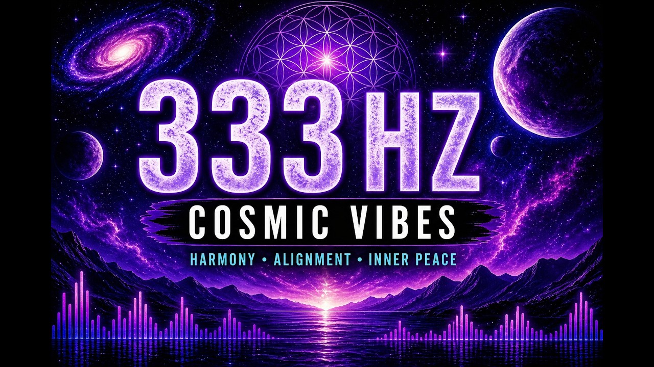 Watch 333 Hz Cosmic Vibes – Relaxing Space Music with Human Vocal Atmosphere (30 Minutes) on YouTube Watch 333 Hz Cosmic Vibes – Relaxing Space Music with Human Vocal Atmosphere (30 Minutes) on YouTube