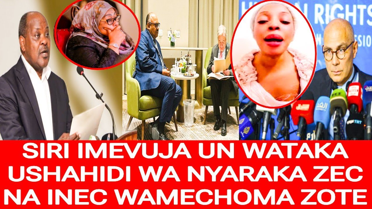 SIRI IMEVUJA UN WATAKA USHAHIDI WA NYARAKA ZA KURA ZEC NA INEC WAMECHOMA ZOTE,DKT.SLAA,WAKILI MWITA.