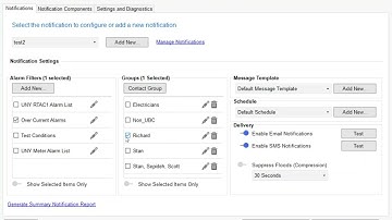 EPSO Event Notification Selection