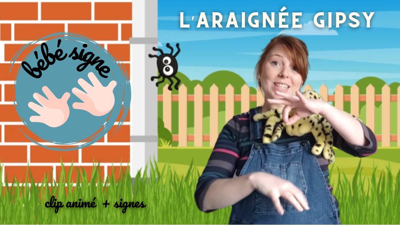 L'araignée Gipsy 🕷️ Version complète 🕷️ clip animé pour enfants 🕷️ bébé signe - Marie-Laure Lannette