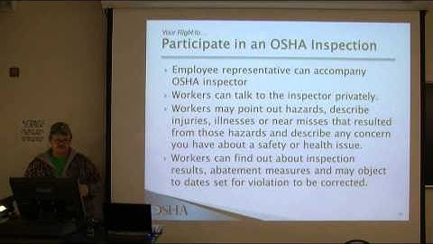 OSHA VIDEO - INTRO TO OSHA PART 6 -- OSHA1.3.5.wmv